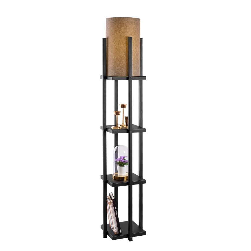 Állólámpa 1xE27/40W/230V barna