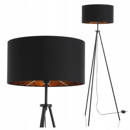 Állólámpa 1xE27/40W/230V fekete