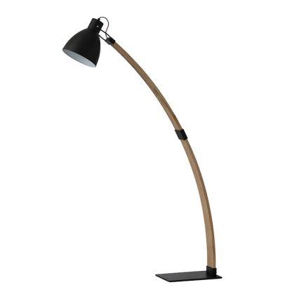 Állólámpa 1xE27/60W/230V kőris/fekete