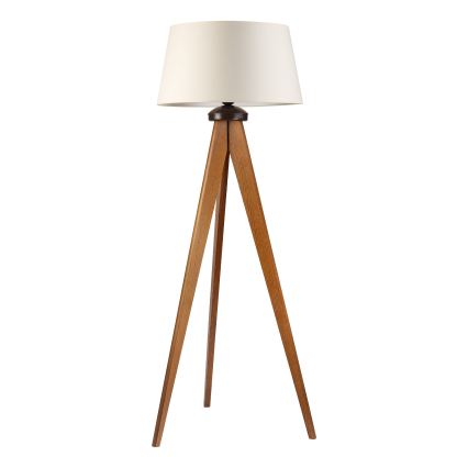Állólámpa AIDA 1xE27/15W/230V tölgy/krémszínű