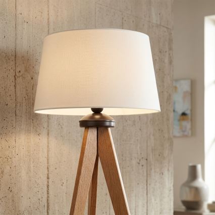 Állólámpa AIDA 1xE27/15W/230V tölgy/krémszínű