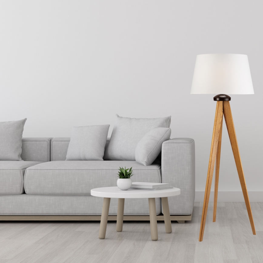 Állólámpa AIDA 1xE27/60W/230V tölgy