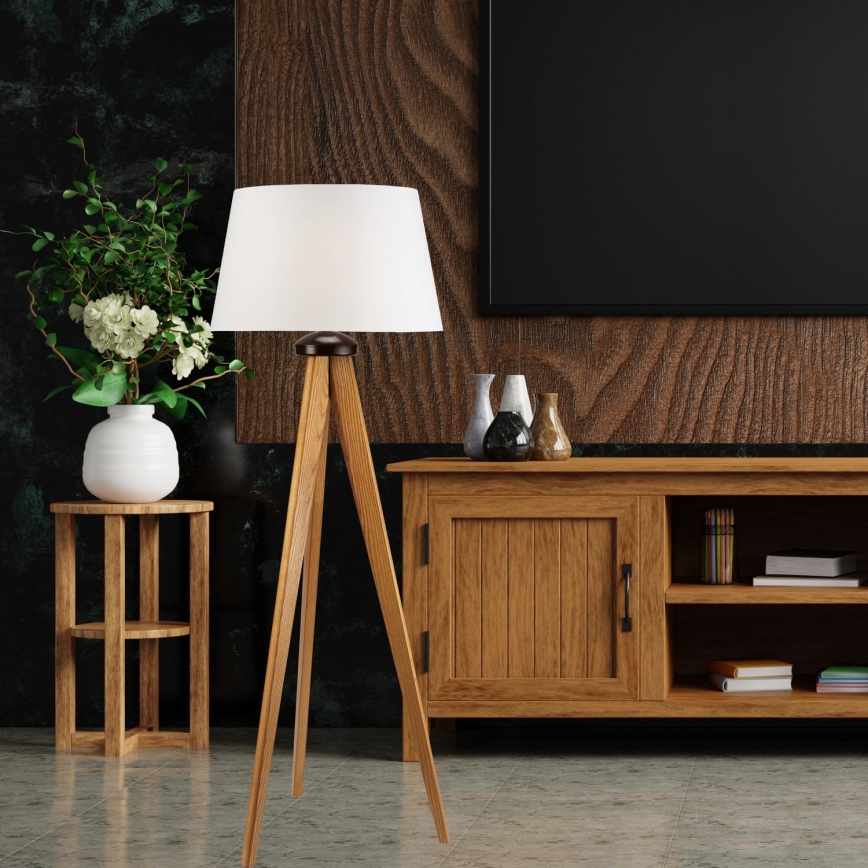 Állólámpa AIDA 1xE27/60W/230V tölgy