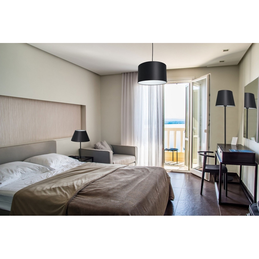 Állólámpa ARDEN 1xE27/60W/230V fekete/fehér