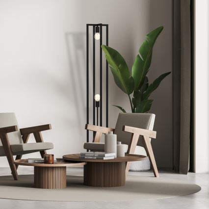 Állólámpa ARNOLD 2xE27/60W/230V fekete