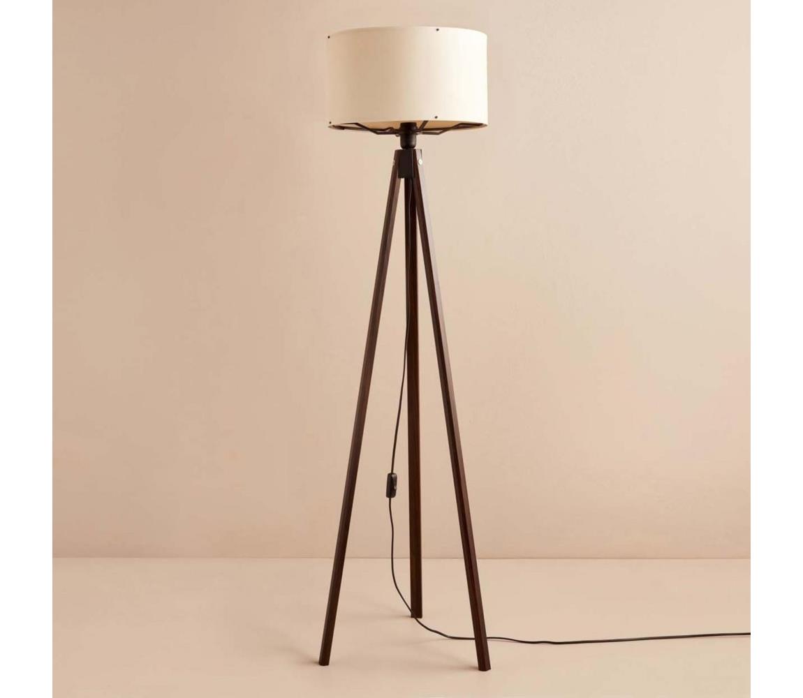 Állólámpa AYD 1xE27/40W/230V barna/bézs 780SGN3498