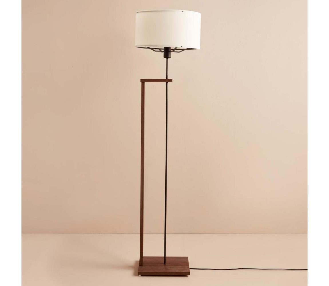 Állólámpa AYD 1xE27/40W/230V barna/fehér 780SGN3522