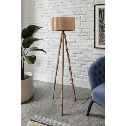 Állólámpa AYD 1xE27/40W/230V barna