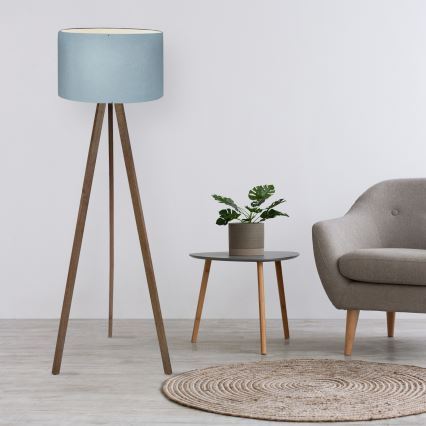 Állólámpa AYD 1xE27/40W/230V barna/kék