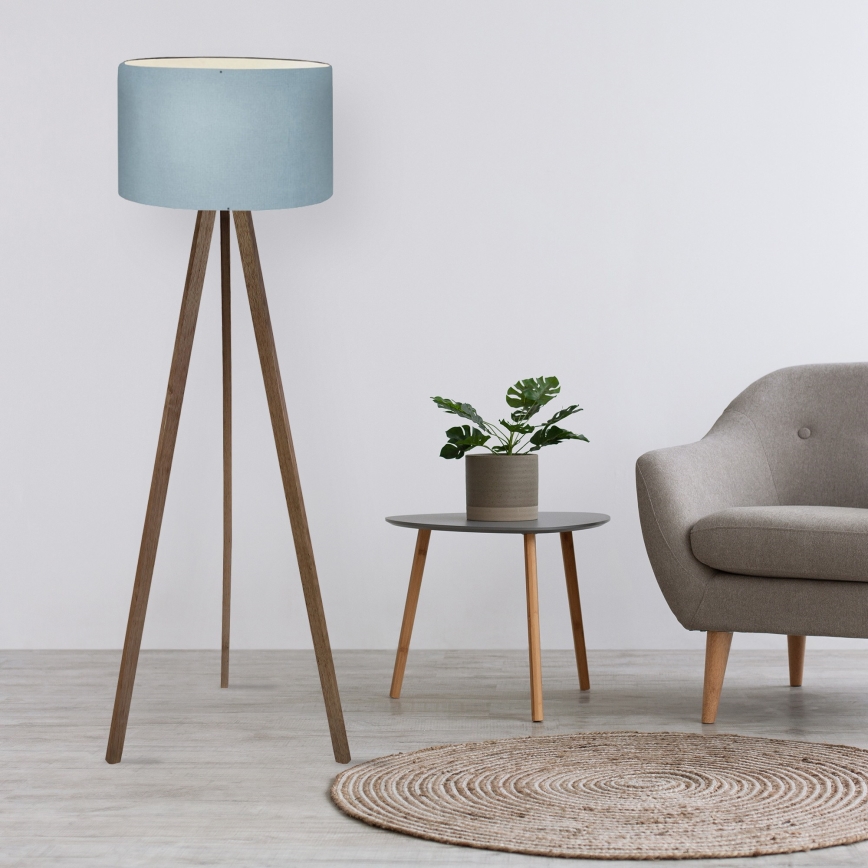 Állólámpa AYD 1xE27/40W/230V barna/kék