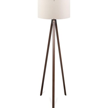 Állólámpa AYD 1xE27/40W/230V barna/krémszínű