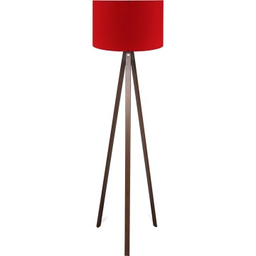 Állólámpa AYD 1xE27/40W/230V barna/piros