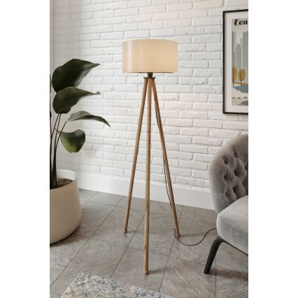 Állólámpa AYD 1xE27/40W/230V barna/szürke