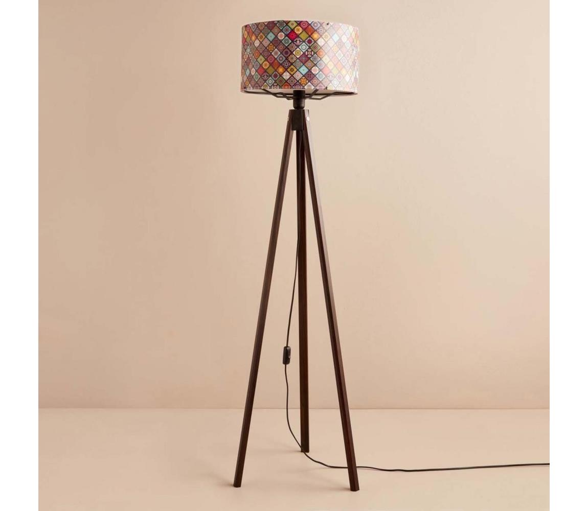 Állólámpa AYD 1xE27/40W/230V barna/többszínű 780SGN3509