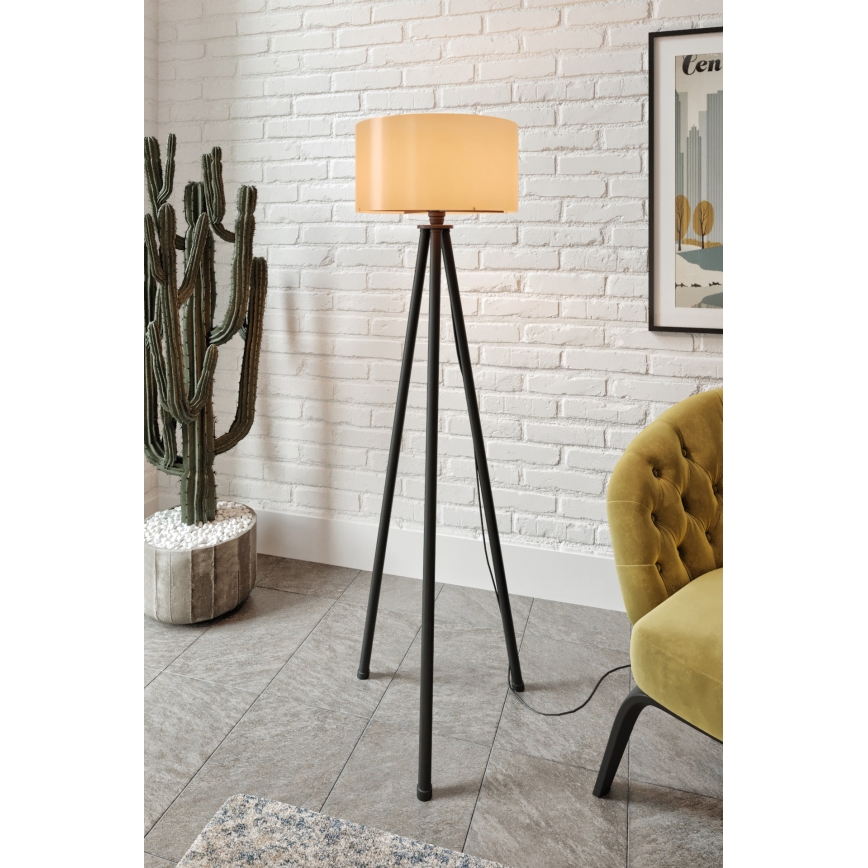 Állólámpa AYD 1xE27/40W/230V fekete/barna