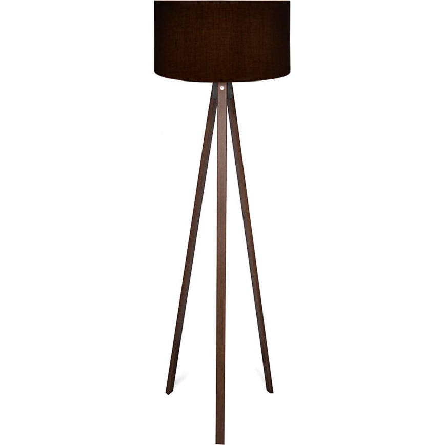 Állólámpa AYD 1xE27/40W/230V fekete/barna