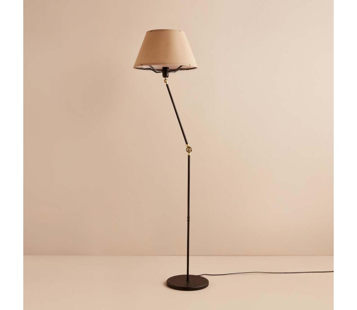 Állólámpa AYD 1xE27/40W/230V fekete/barna 780SGN3528