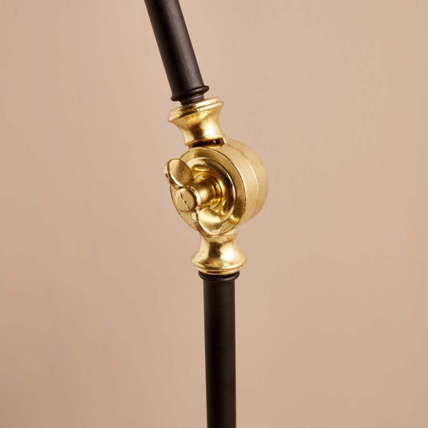 Állólámpa AYD 1xE27/40W/230V fekete/barna