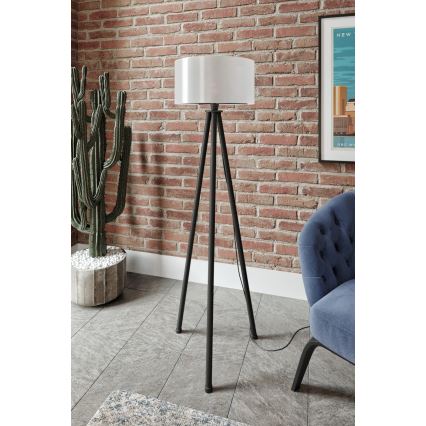 Állólámpa AYD 1xE27/40W/230V fekete/fehér