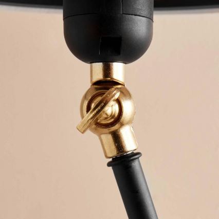 Állólámpa AYD 1xE27/40W/230V fekete