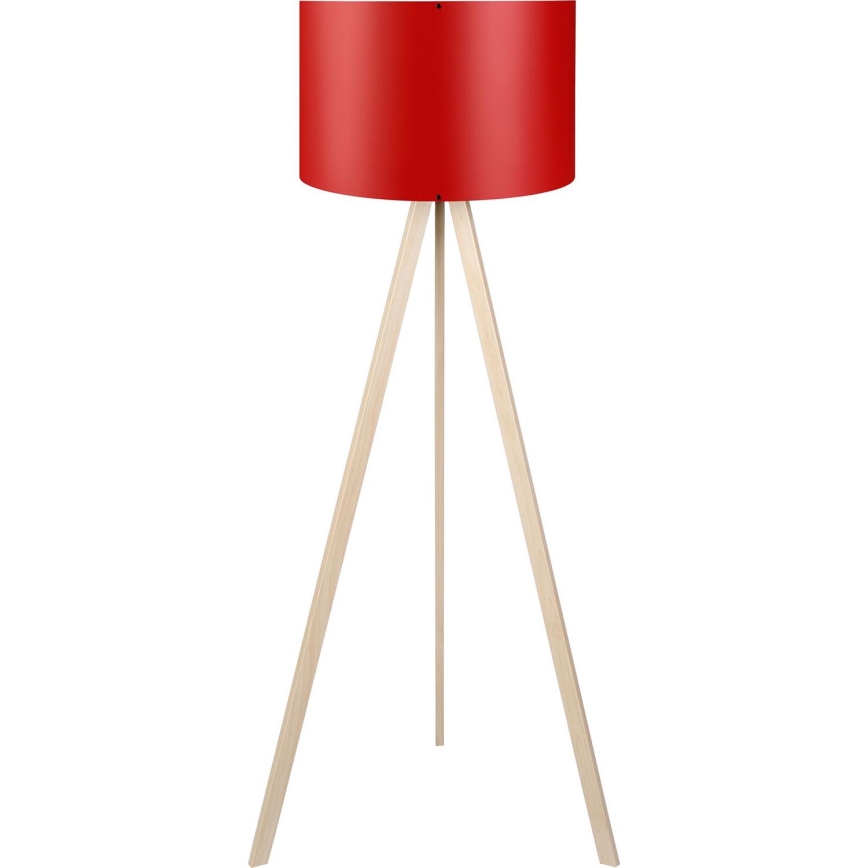 Állólámpa AYD 1xE27/40W/230V piros/bézs