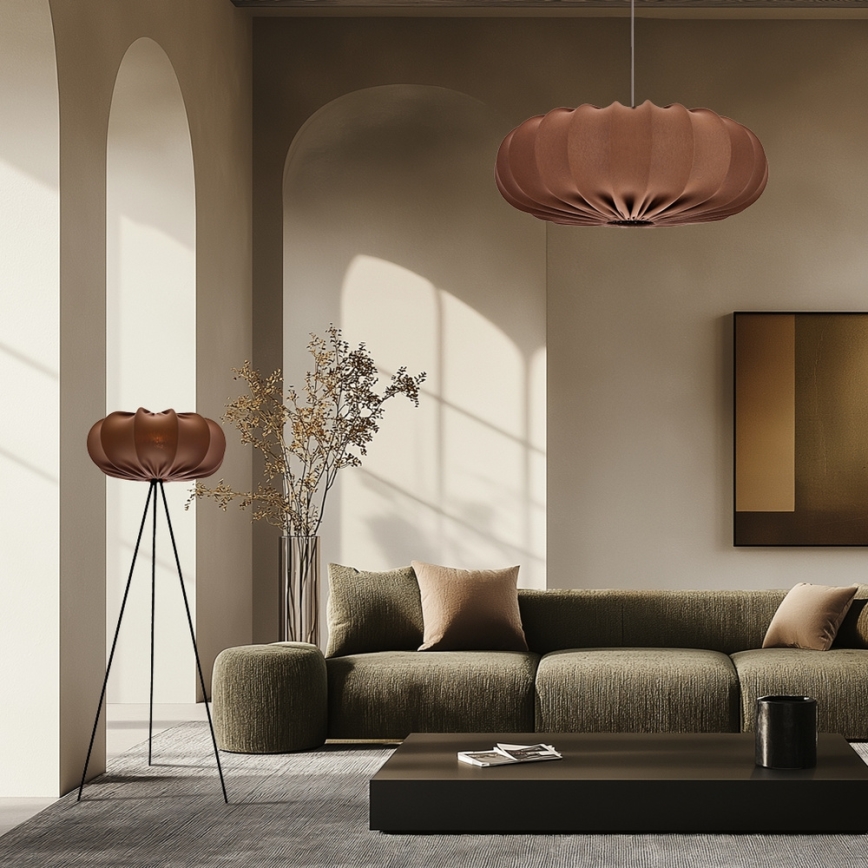 Állólámpa CAFEE 1xE27/40W/230V barna/fekete