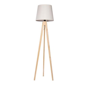 Állólámpa CONE 1xE27/60W/230V fenyő krém