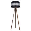 Állólámpa CORAL 1xE27/60W/230V barna/fekete/matt króm