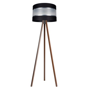 Állólámpa CORAL 1xE27/60W/230V barna/fekete/matt króm