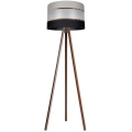 Állólámpa CORAL 1xE27/60W/230V barna/fekete/szürke/arany