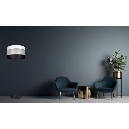 Állólámpa CORAL 1xE27/60W/230V fekete/fehér