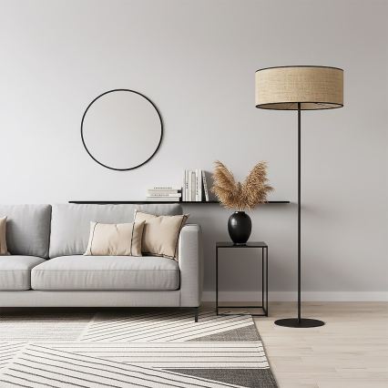 Állólámpa ECO 1xE27/15W/230V bézs/rattan