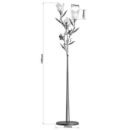 Állólámpa EDEN 3xE14/40W/230V