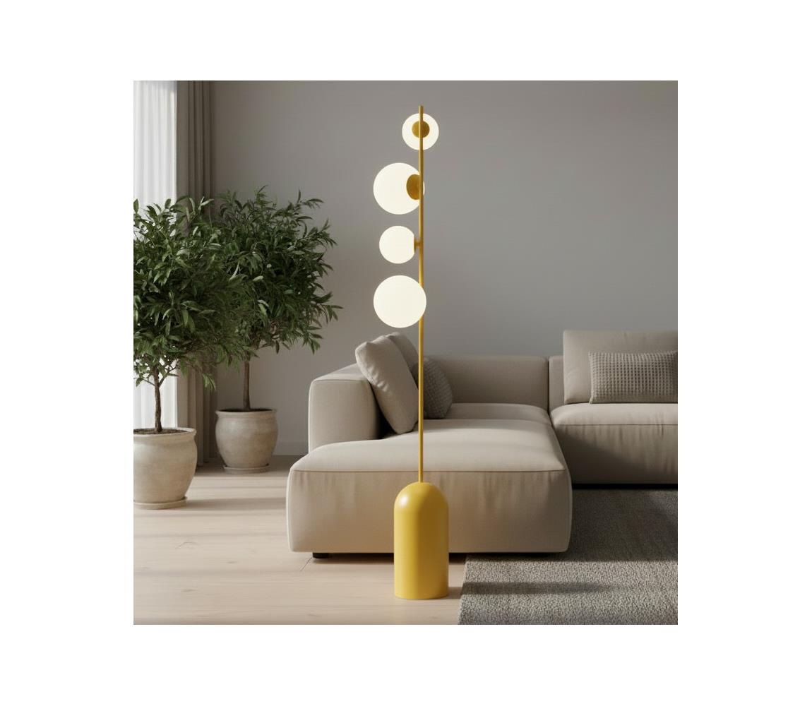 EMIBIG Állólámpa ETNO 4xG9/8W/230V narancssárga 1502/LP4