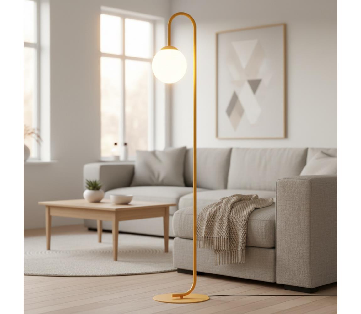 EMIBIG Állólámpa FLOR 1xE14/10W/230V narancssárga 1499/LP1