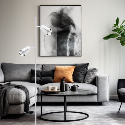 Állólámpa FLOWER 2xGU10/8W/230V fehér