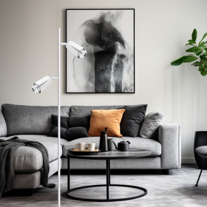 Állólámpa FLOWER 2xGU10/8W/230V fehér