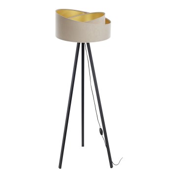 Állólámpa GALAXY 1xE27/60W/230V bézs/wenge