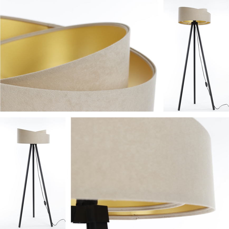 Állólámpa GALAXY 1xE27/60W/230V bézs/wenge