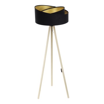 Állólámpa GALAXY 1xE27/60W/230V fekete/bézs