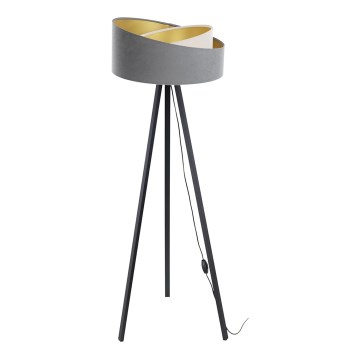 Állólámpa GALAXY 1xE27/60W/230V szürke/krém/wenge