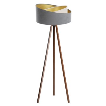 Állólámpa GALAXY 1xE27/60W/230V szürke/wenge