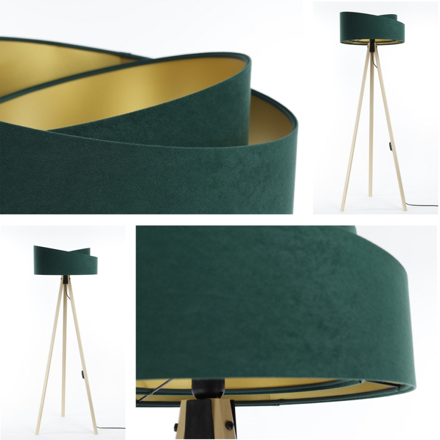 Állólámpa GALAXY 1xE27/60W/230V zöld/bézs