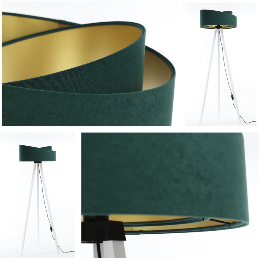 Állólámpa GALAXY 1xE27/60W/230V zöld/fehér