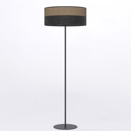 Állólámpa KARBON 1xE27/15W/230V fekete/barna