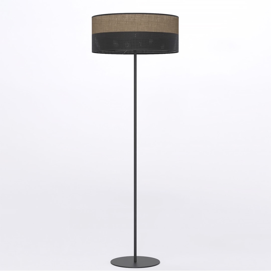 Állólámpa KARBON 1xE27/15W/230V fekete/barna