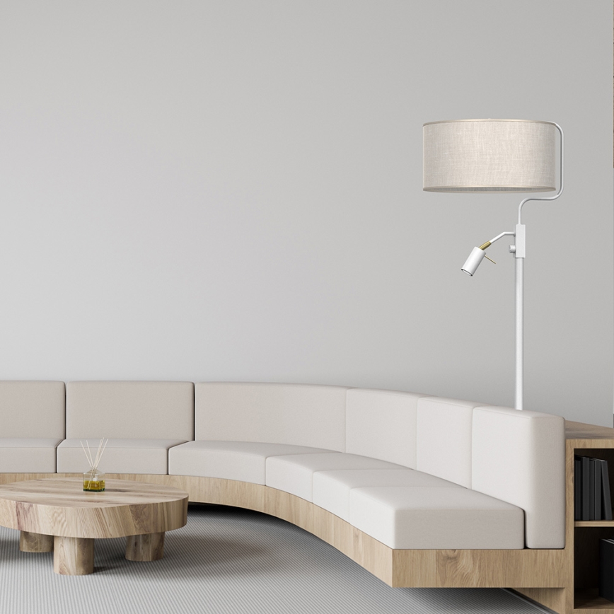 Állólámpa LINO 1xE27/40W/230V + 1xGU10-MR11/7W