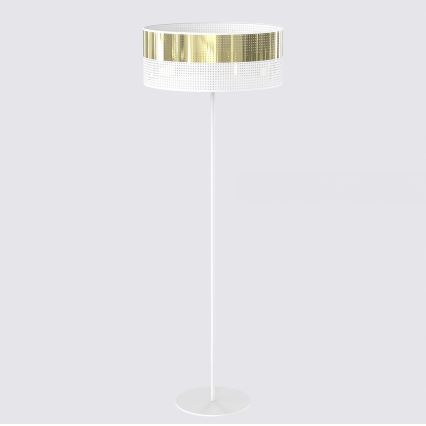Állólámpa LUX 1xE27/15W/230V fehér/arany