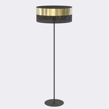Állólámpa LUX 1xE27/15W/230V fekete/arany