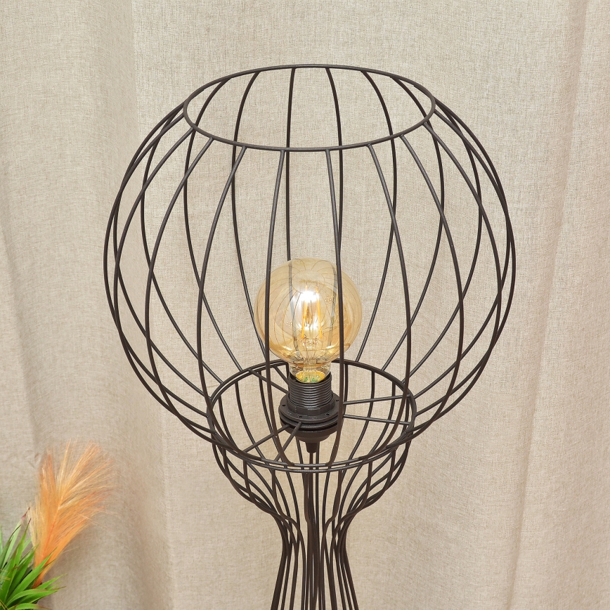 Állólámpa MERCURE 1xE27/15W/230V fekete